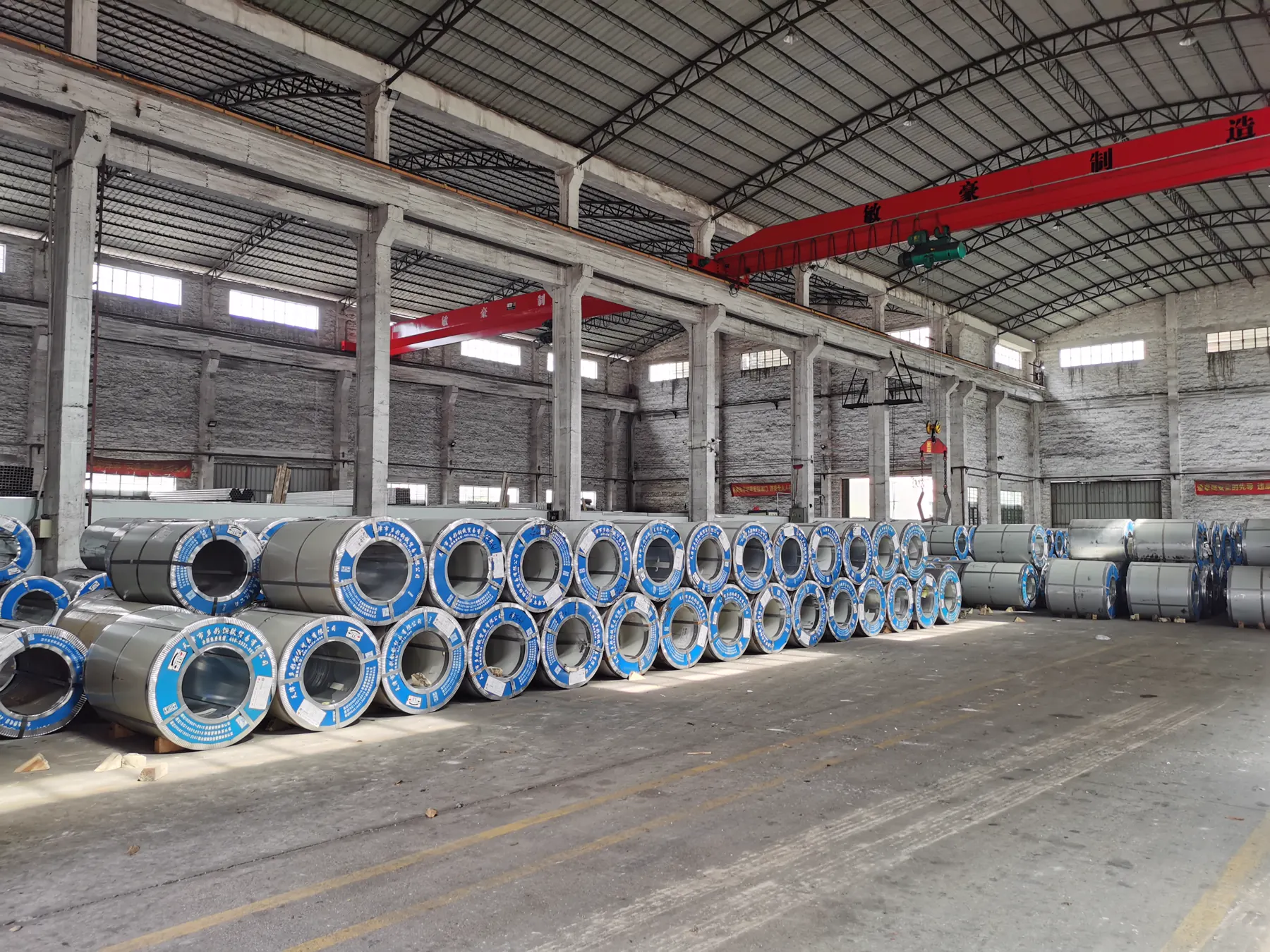 Steel coil raw materials at Zhuoya
